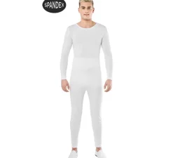 Conjunto Maillot Spandex en 2 piezas color Blanco para hombre
