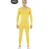 Conjunto Maillot Spandex en 2 piezas color Amarillo hombre