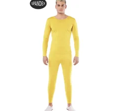 Conjunto Maillot Spandex en 2 piezas color Amarillo hombre