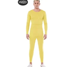 Conjunto Maillot Spandex en 2 piezas color Amarillo hombre