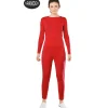 Online Conjunto Maillot Spandex en 2 piezas color Rojo para mujer