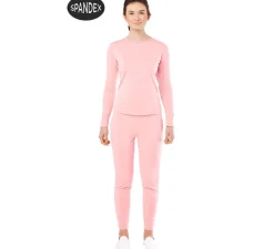 Conjunto Maillot Spandex en 2 piezas color Rosa mujer