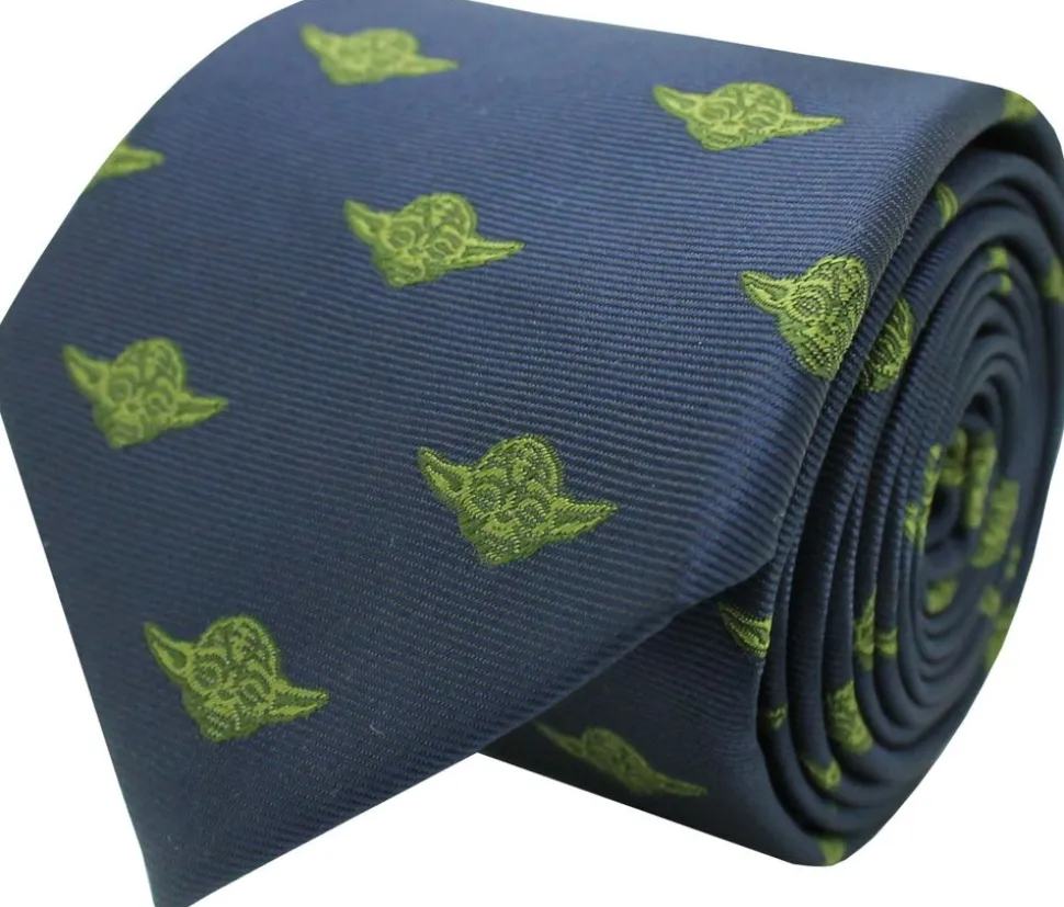Corbata de Yoda Star Wars azul marino