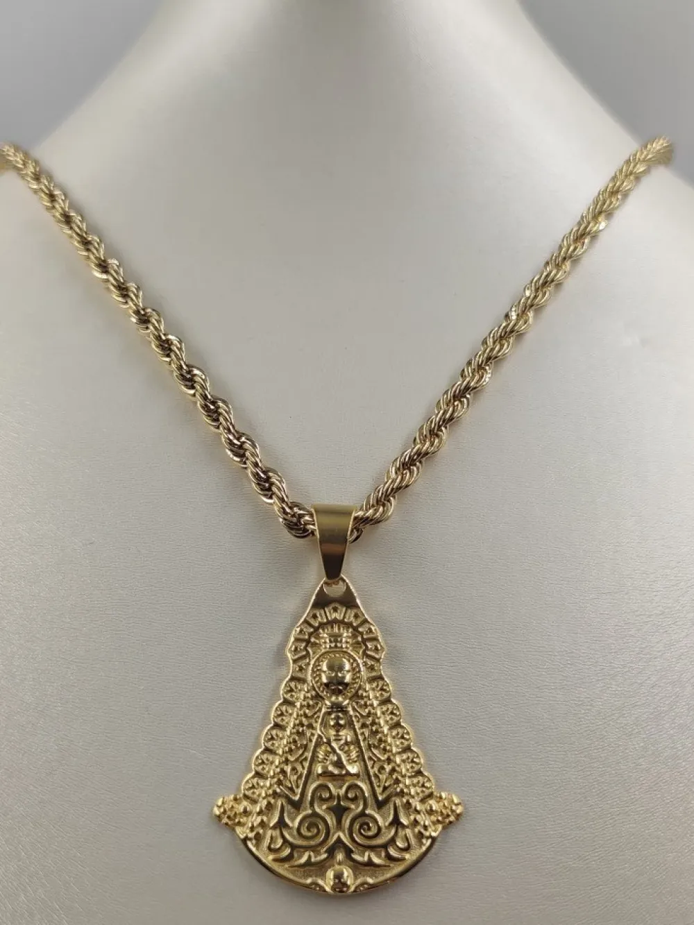 Discount Yeam Joyas Cordón con Virgen del Rocío