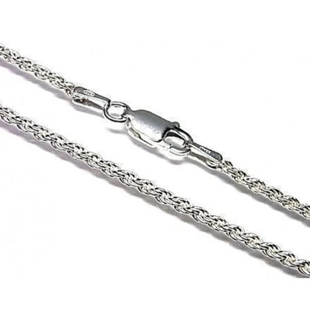 Clearance Cordon Plata De Ley Salomonico 40 Cm.
