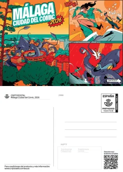 CRIPTOPOSTAL – Málaga Ciudad del Cómic 2026