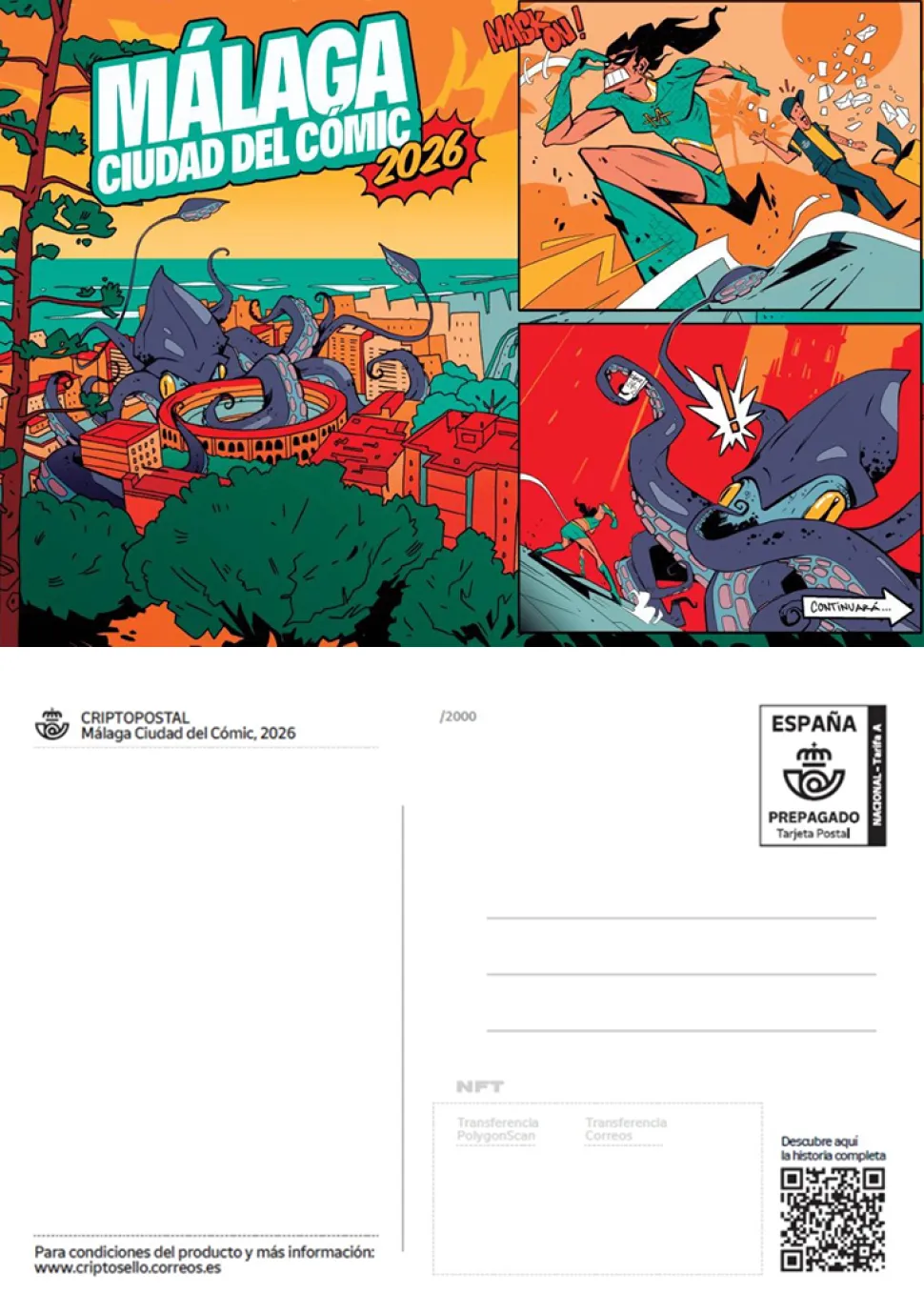 CRIPTOPOSTAL – Málaga Ciudad del Cómic 2026