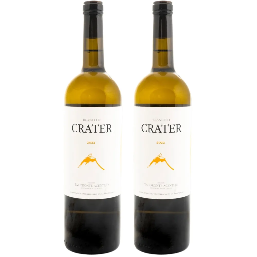 Hot Bodegas Cráter Cráter Blanco Seco 2x75 cl