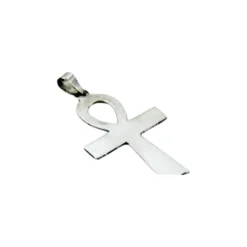 Cruz de la Vida Ankh de Plata - 18 x 32 mm
