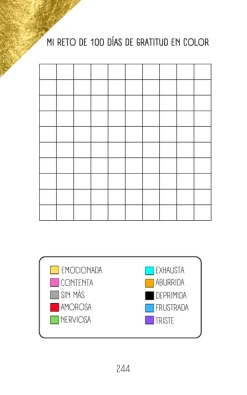 Cuaderno de gratitud - Reto de gratitud de 100 días para rugir como la leona que eres