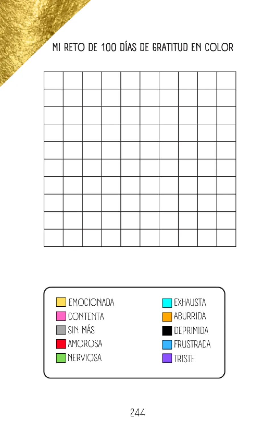 Cuaderno de gratitud - Reto de gratitud de 100 días para rugir como la leona que eres