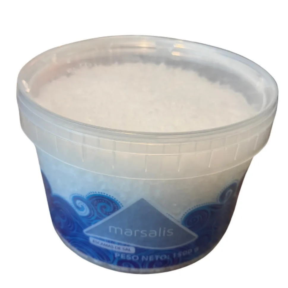Cubo 1,5 kg Sal de Escamas Marsalis - Sal Marina Gourmet