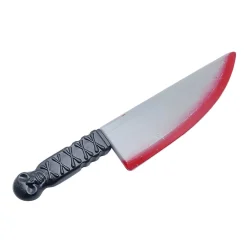 Cuchillo 37cm con Sangre Accesorio Halloween
