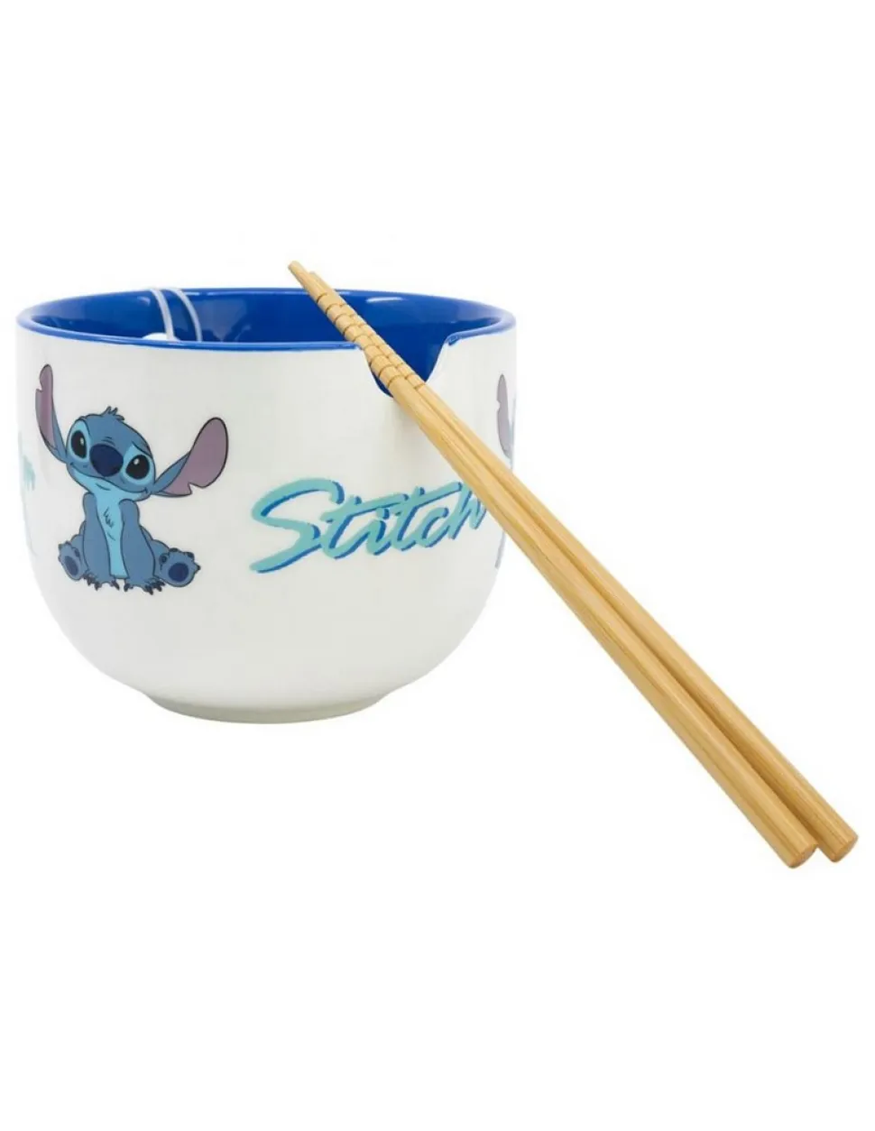 Cuenco Bol para Ramen con Palillos Stitch