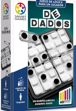 De dados. Juego de lógica para un jugador. Un rompecabezas desenfa-dado
