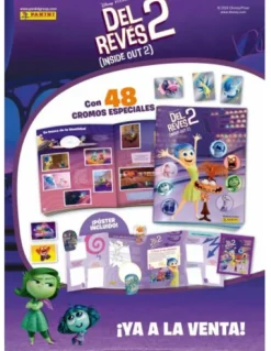 Clearance PANINI Del Revés (Inside out) Álbum de cromos vacío y 5 sobres Colección 2024 pegatinas