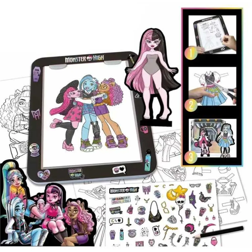 Hot Monster High Designer Mesa Diseño Luz