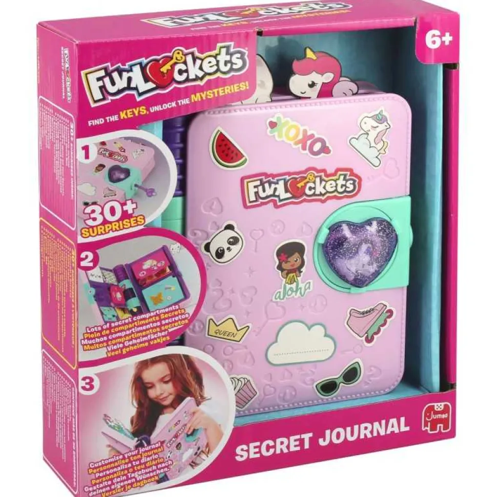 Diario Secreto Funlockets color rosa
