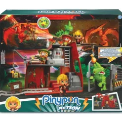 Dinosaurios Atacan el Campamento Figuras PinyPon Action