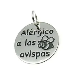 Disco Plata Grabado Alérgico A Las Avispas