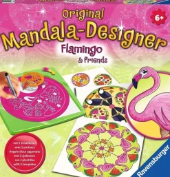 Diseños de Mandala. Flamingo y amigos