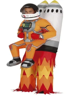 Disfraz Adulto Hinchable de Cohete con Astronauta