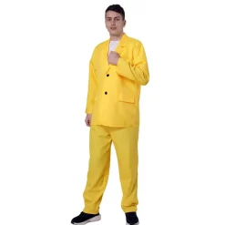 Discount Kebedo Moda Disfraz Amarillo Hombre Traje Icónico Gánster