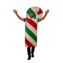 Best Kebedo Moda Disfraz Bastón de Caramelo Navideño Adulto