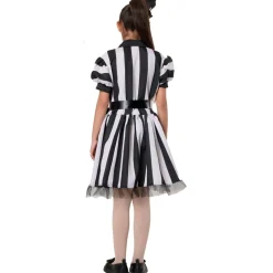 Sale Kebedo Moda Disfraz Bitelchus Niña Vestido a Rayas