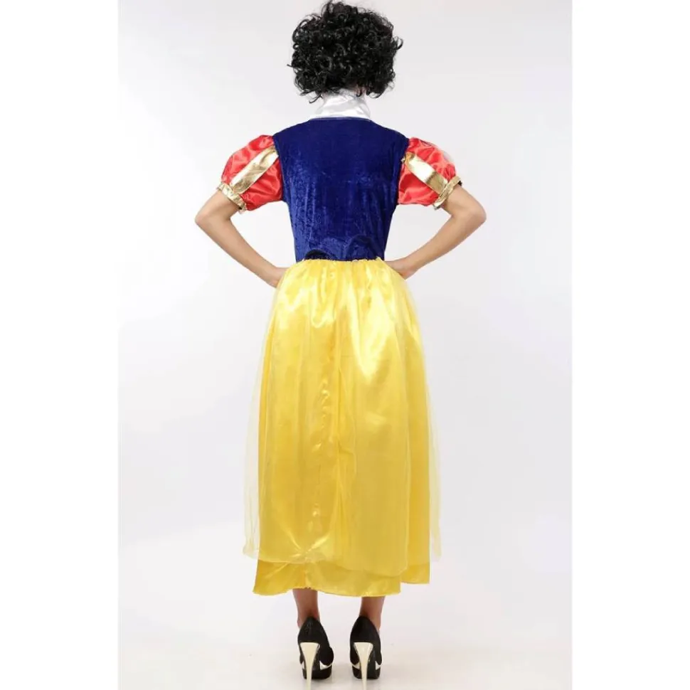 Disfraz Blancanieves Vestido con cuerpo azul y blanco Adulta