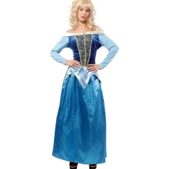 New Kebedo Moda Disfraz Cenicienta Princesa azul Adulta