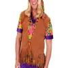 Sale Widmann Disfraz Chaleco Hippie Marrón con flecos