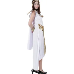 Discount Kebedo Moda Disfraz Cleopatra Mujer - Vestido de Faraona Egipcia con Diadema, Collar y Muñequera
