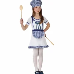Best Atosa Disfraz cocinera niña. Talla 10-12