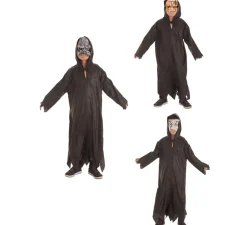 Disfraz con Túnica y Máscara de terror en 3 Modelos surtidos para niños