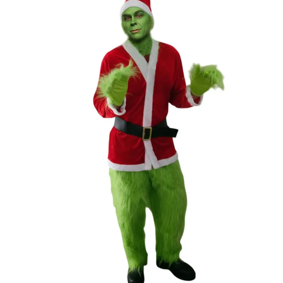Disfraz Criatura Verde Peluda Adulto