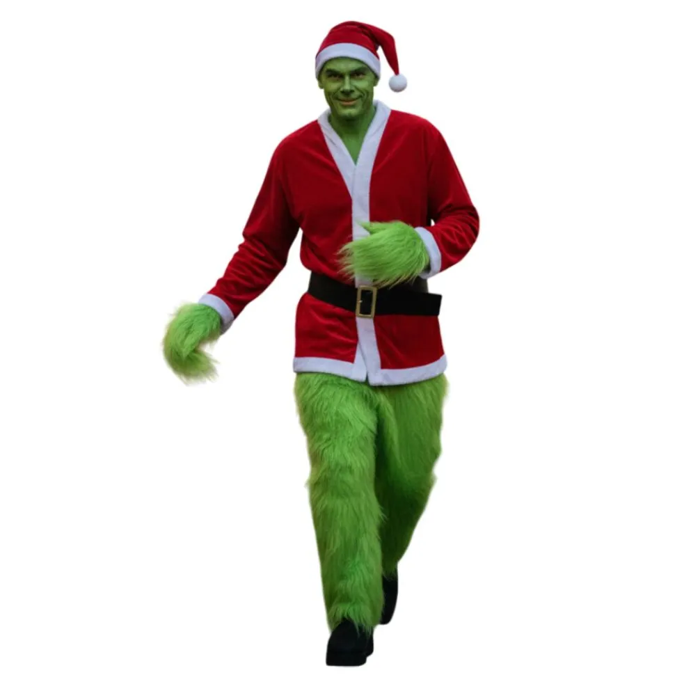 Disfraz Criatura Verde Peluda Adulto