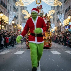 Disfraz Criatura Verde Peluda Adulto