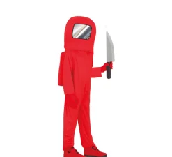 New Disfraz de Astronauta Impostor Rojo para niños