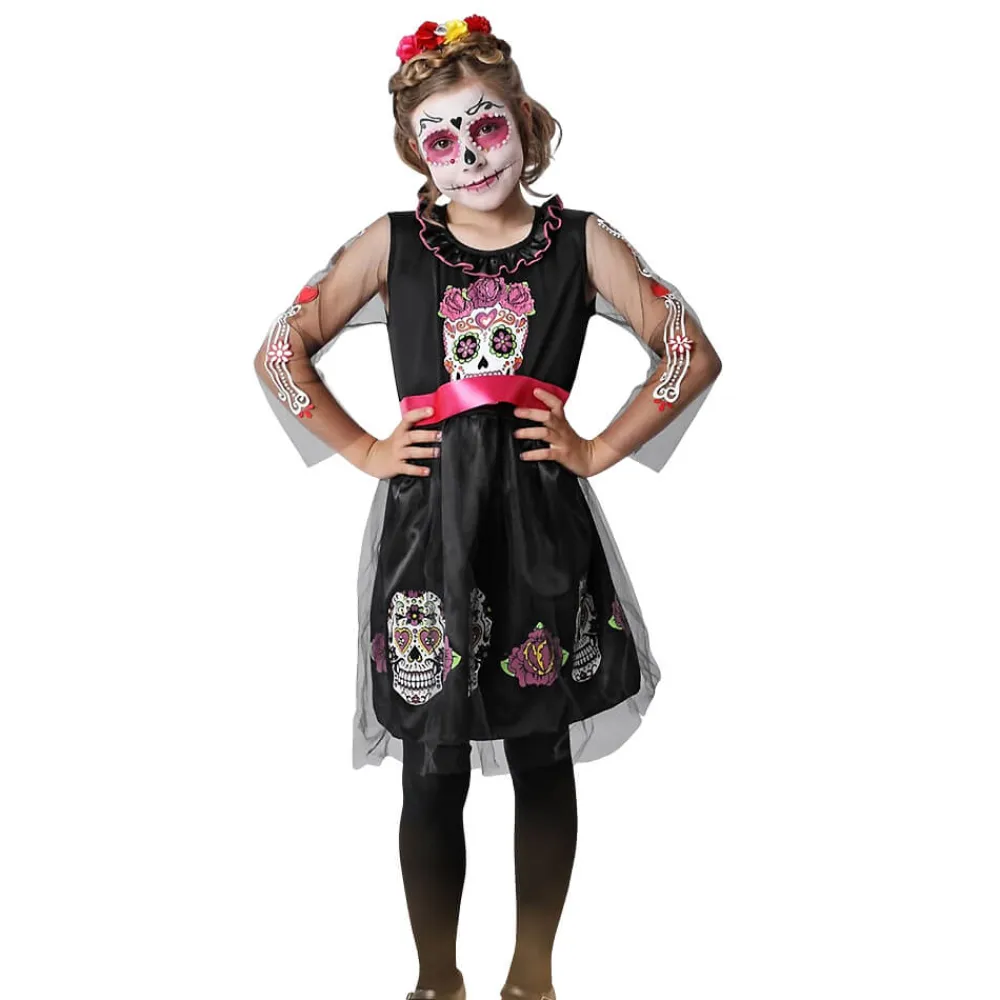 Online Disfraces Lucero Disfraz de Catrina infantil