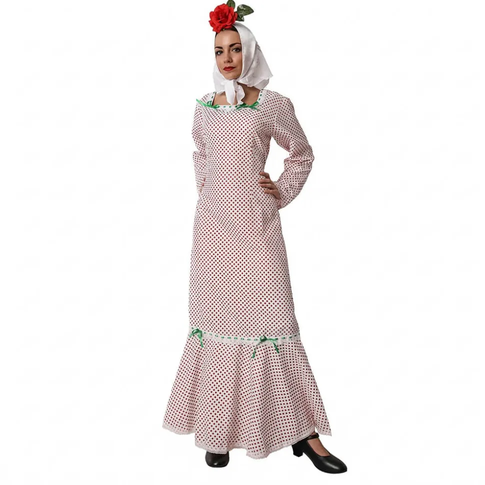 Disfraz de Chulapa Tradicional para Adulto – Vestido y Pañuelo