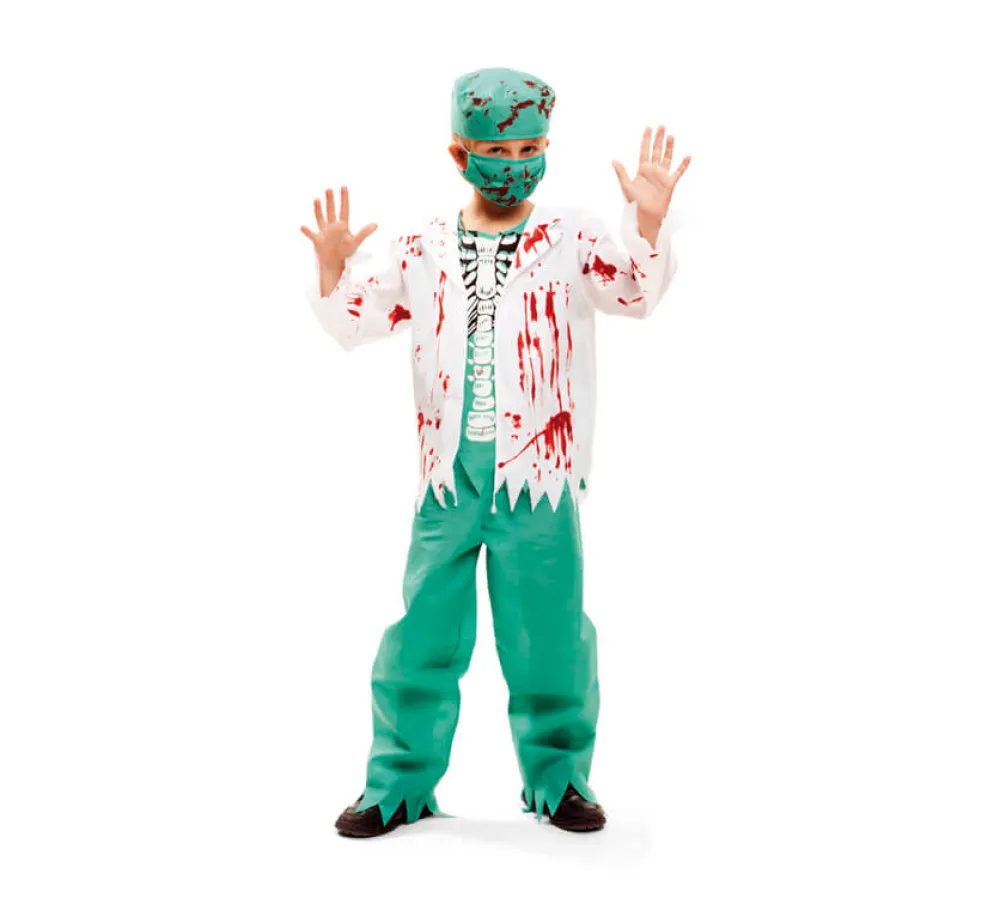 Clearance Disfraz de Cirujano Esqueleto para niños para Halloween
