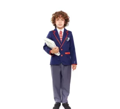 Outlet Disfraz de Colegial Moderno Azul para hombre