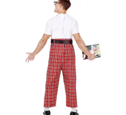 Sale Disfraz de Colegial Novato Empollón con gafas para hombre