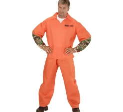 Clearance Disfraz de Convicto Tatuado para hombre