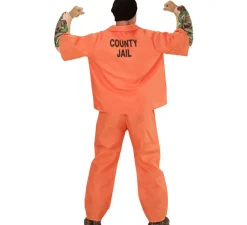 Clearance Disfraz de Convicto Tatuado para hombre