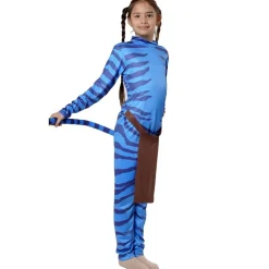 Disfraz de Criatura Azul Fiesta Halloween Carnaval - Traje de Fantasía de Avatare Tallas 3-15 Años