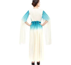 Outlet Disfraz de Diosa Griega Azul y Blanco para mujer