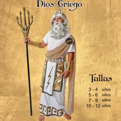 New Disfraces Lucero Disfraz de Dios Griego Infantil