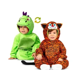 Disfraz de Dragón-Tigre Reversible para bebé y niños